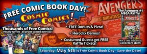 Cosmic Comics, Avengers, Free Comic Book Day